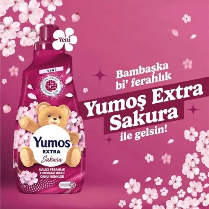 Extra Çamaşır Yumuşatıcısı Sakura 1440 ml