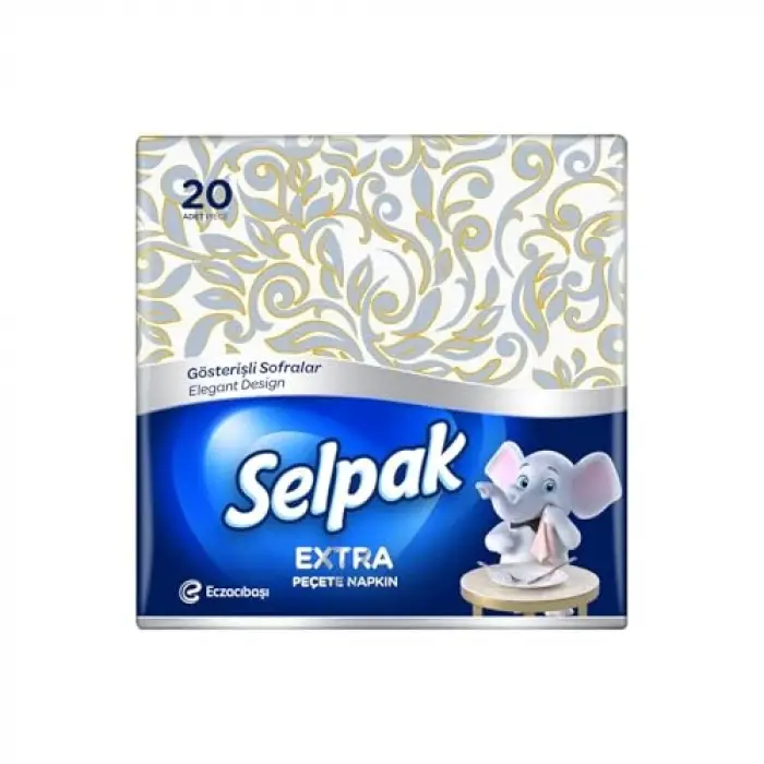 Extra Desenli Peçete 20li