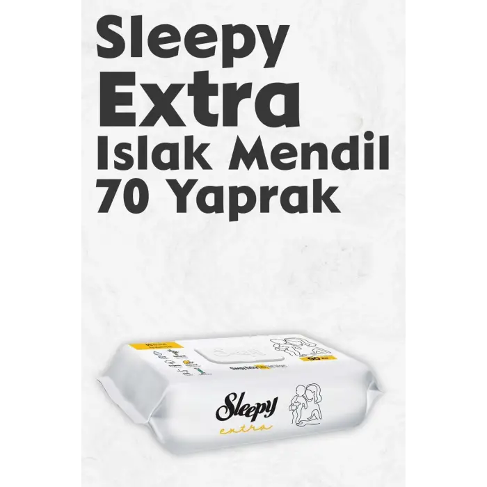 Extra Islak Mendil, 70 Adet
