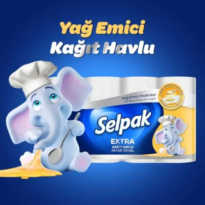 Extra Yağ Emici Kağıt Havlu 8li