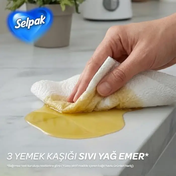 Extra Yağ Emici Kağıt Havlu 8li