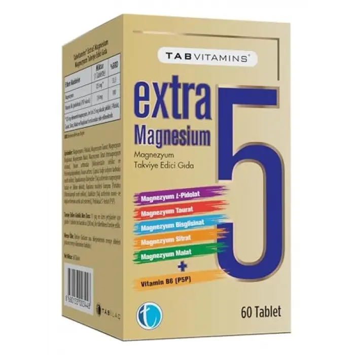 Extra5 Magnesium 60 Tablet