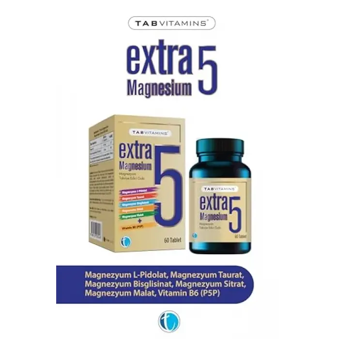 Extra5 Magnesium 60 Tablet
