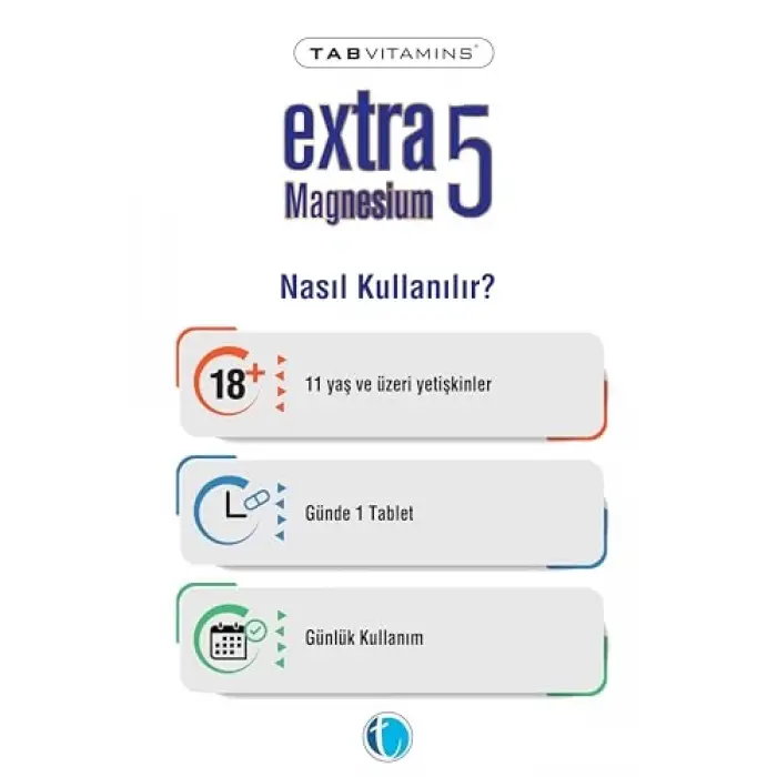 Extra5 Magnesium 60 Tablet