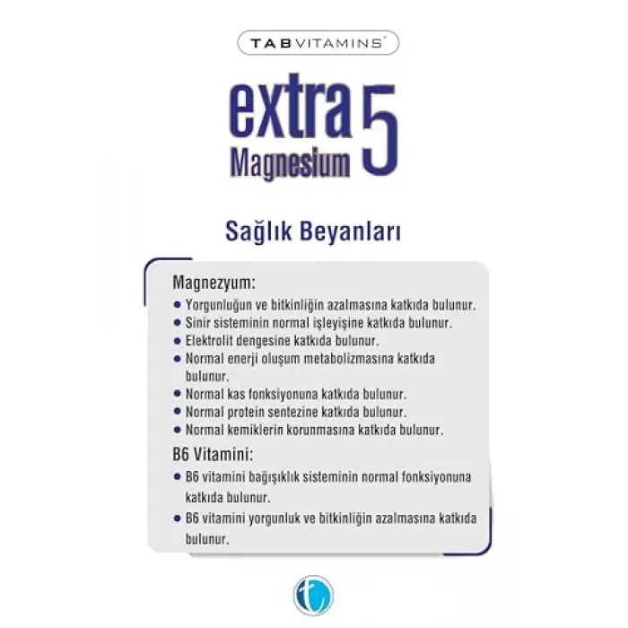 Extra5 Magnesium 60 Tablet