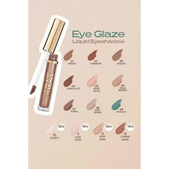 Eye Glaze Liquid Eyeshadow No: 10 Quartz Mat Likit Far