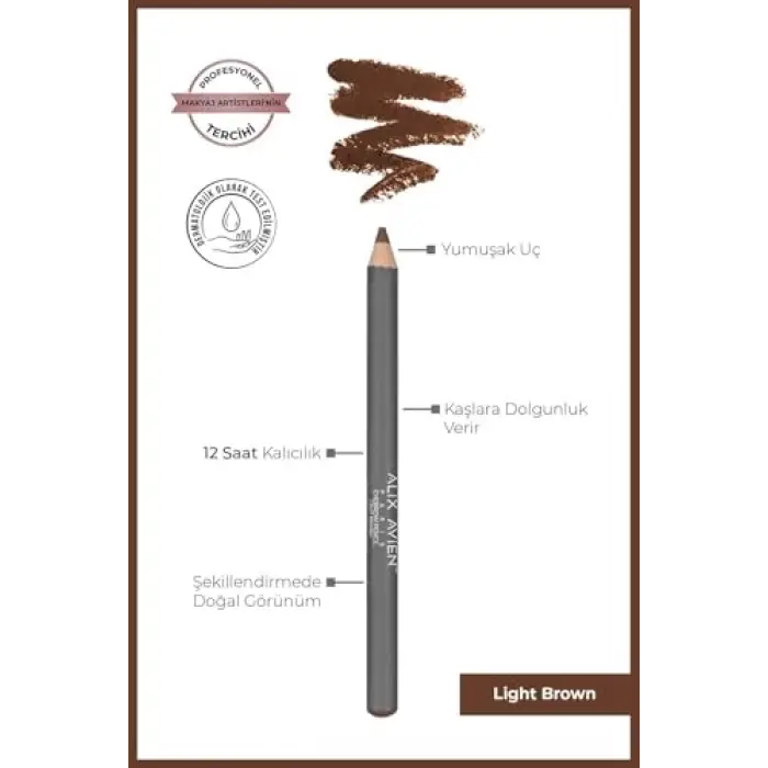 Eyebrow Pencil Kaş Kalemi Light Brown