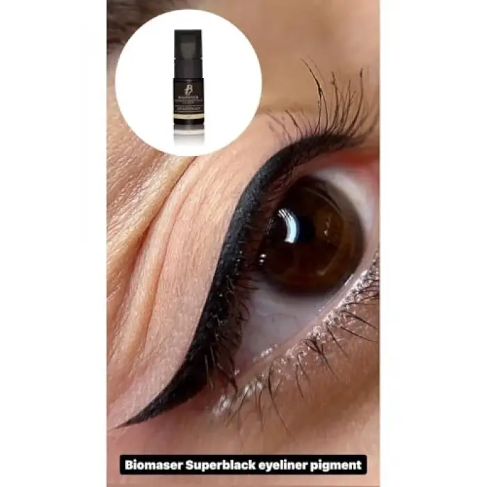 Eyeliner, Kalıcı Makyaj Nano Pigment, Basic Black, 12 ml
