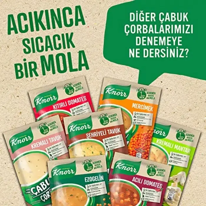 Ezogelin çabuk çorba, 22 g