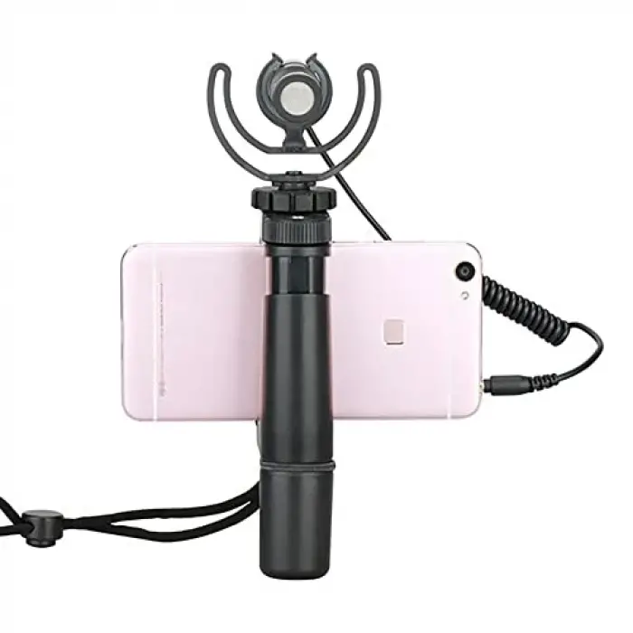 F-Mount Çok Amaçlı Siyah Telefon Monopodu