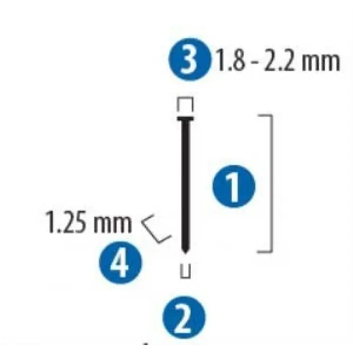 F15 Zımba Çivisi 15 mm 5000 Adet
