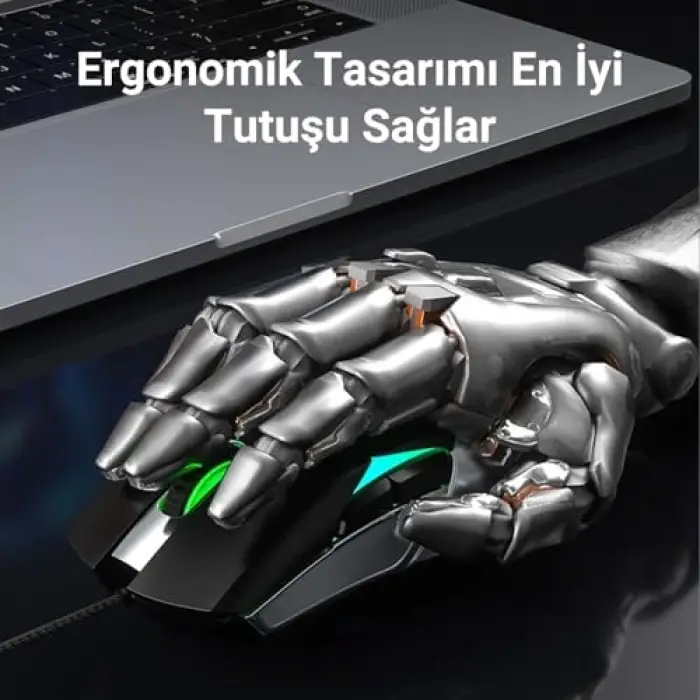 F816 RGB Optik Gaming Mouse, Kablolu, 12800 Dpı