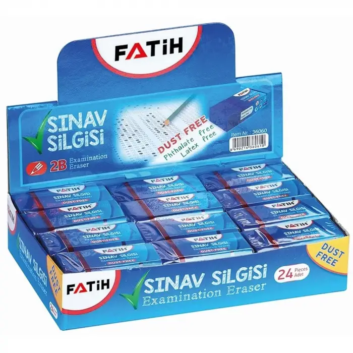 FA36060SLMA FS-24/M SINAV SİLGİSİ, MAVİ, 24lü Paket