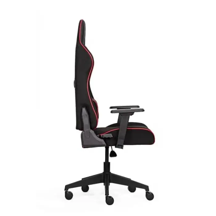 Fab E3 Siyah Kırmızı Kumaş Oyuncu Koltuğu