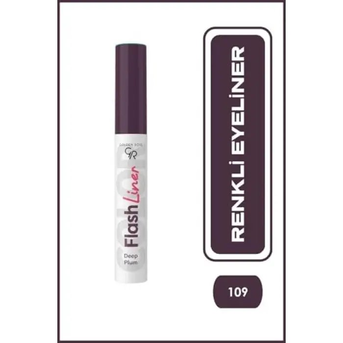 False Lashes Siyah Maskara ve Flash Liner Mürdüm Eyeliner Makyaj Seti