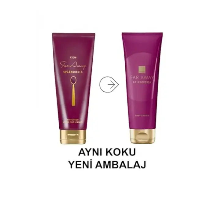 Far Away Splendoria Vücut Losyonu 125 Ml. Üçlü Set