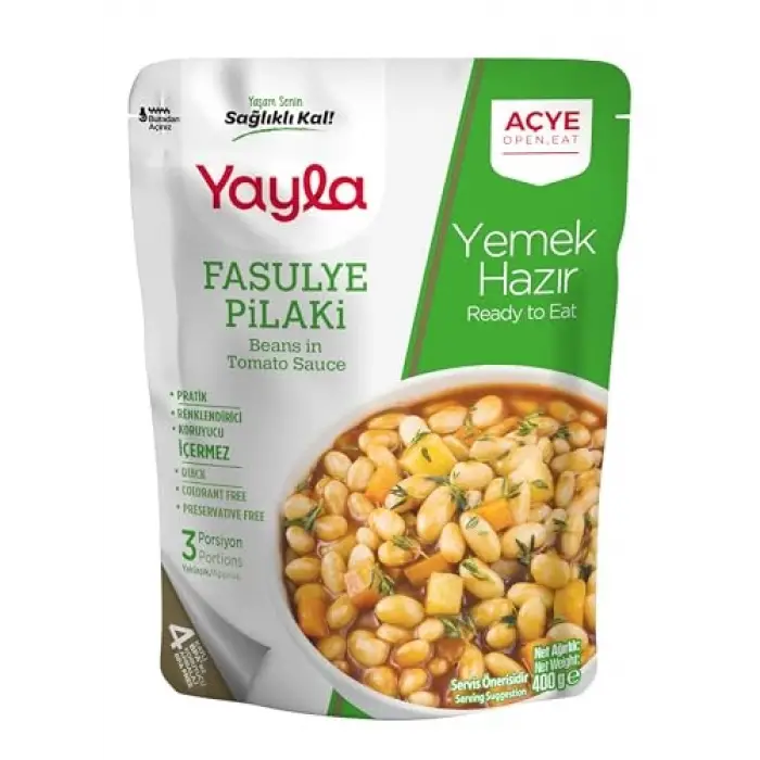 Fasulye Pilaki, 400 g Tekli Paket