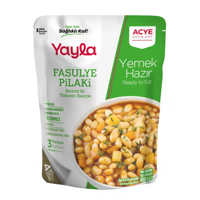 Fasulye Pilaki, 400 g Tekli Paket