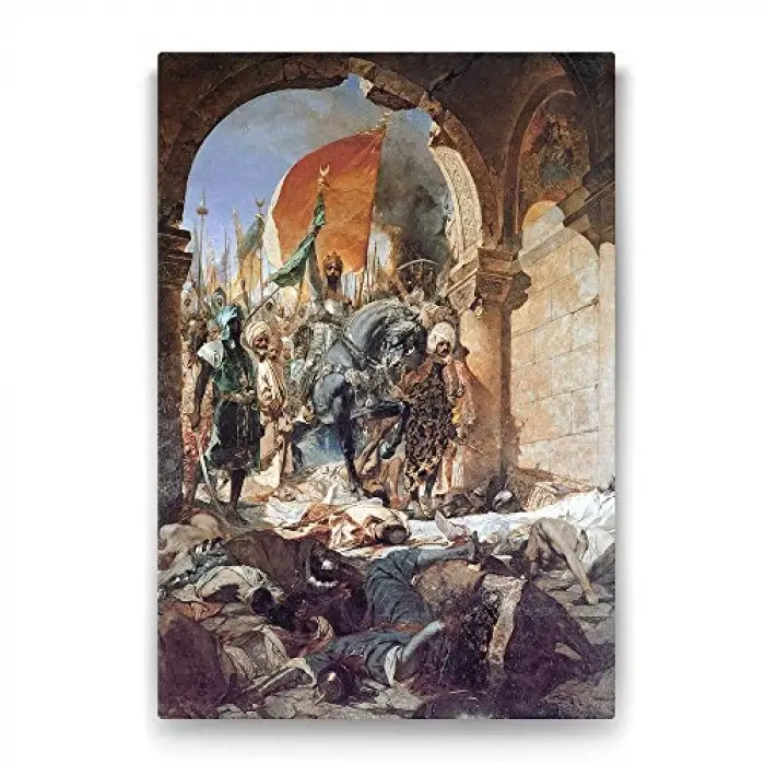 Fatih Sultan Mehmet Tablosu - 80x125cm