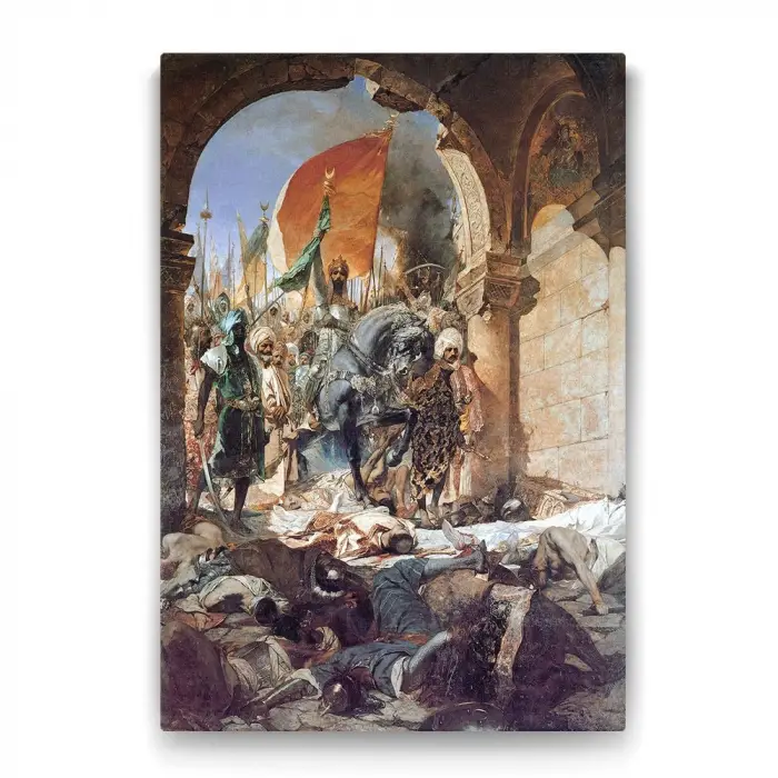 Fatih Sultan Mehmet Tablosu - 80x125cm