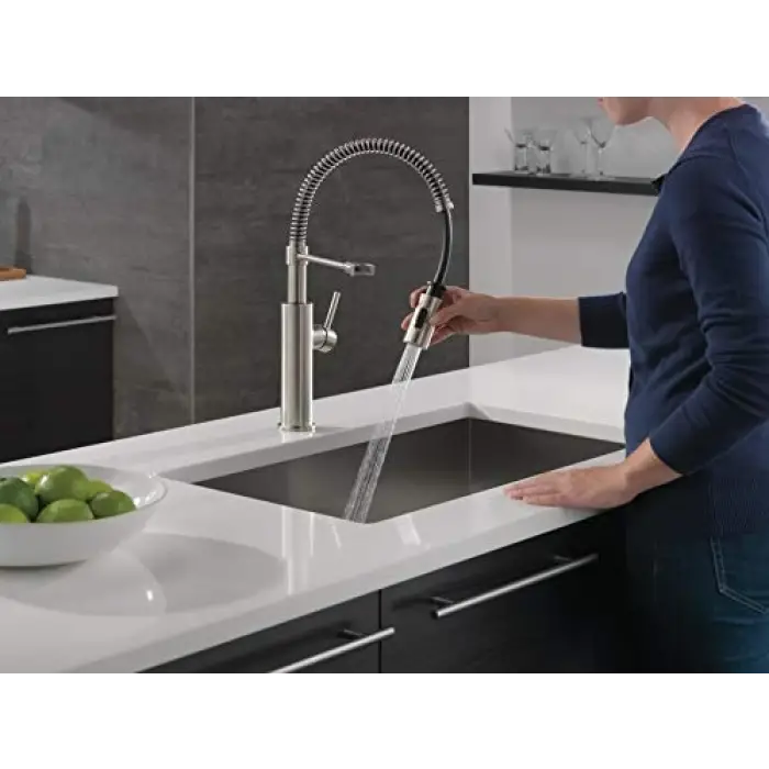 Faucet Antoni Pull Down Püskürtücülü Mutfak Bataryası, SpotShield Paslanmaz 18803-SP-Dst, Ticari Mutfak Lavabo Bataryası, Mutfak Lavabo Muslukları, Manyetik Yerleştirme Püskürtme Kafası
