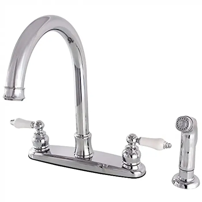 FB7791PLSP Victorian 8 inç Centerset Mutfak Bataryası, Krom