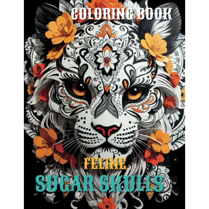 Felıne Sugar Skulls coloring book