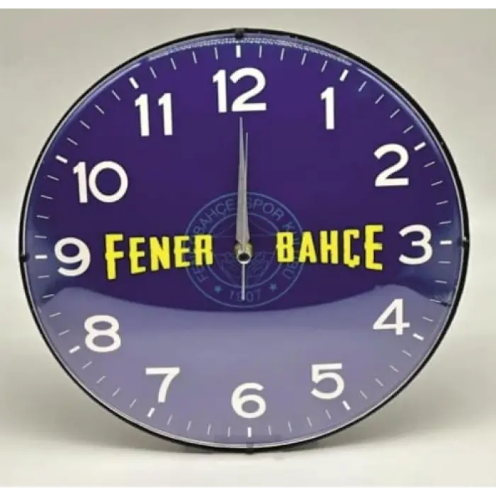 Fenerbahçe Lisanslı Duvar Saati Yazılı
