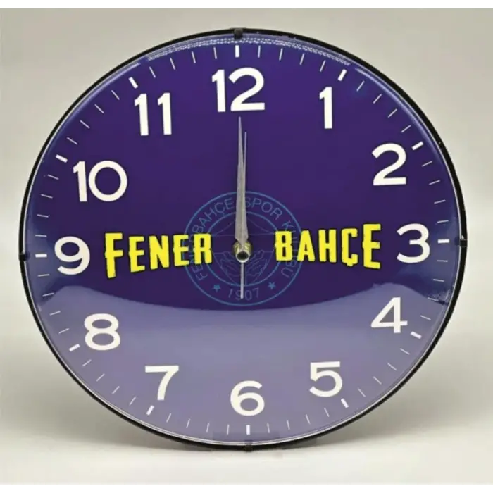 Fenerbahçe Lisanslı Duvar Saati Yazılı