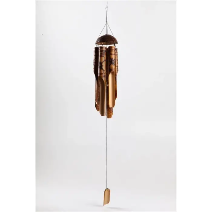 Feng Shui Coconat Bambu Rüzgar Çanı Küçük Boy
