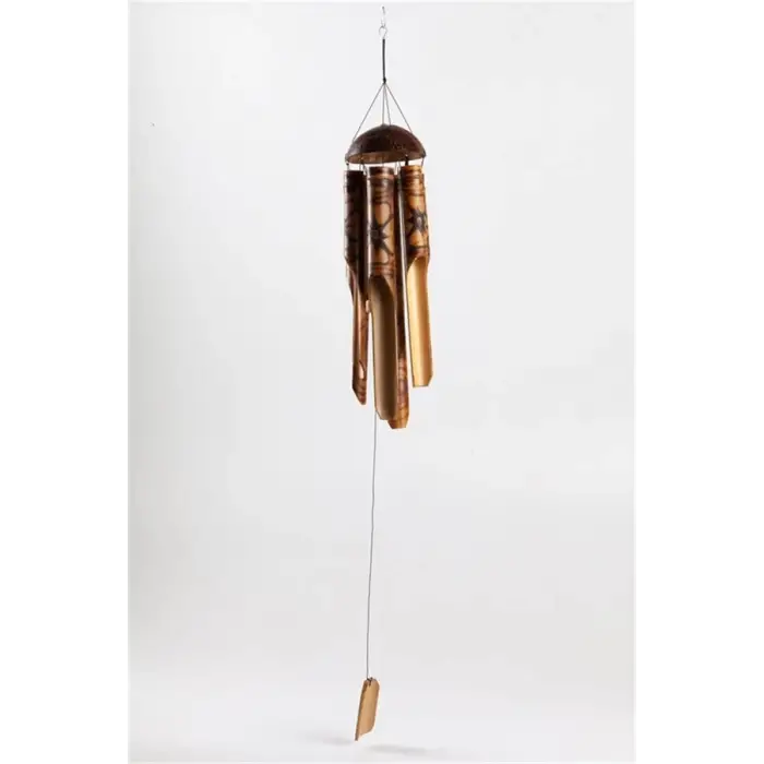 Feng Shui Coconat Bambu Rüzgar Çanı Küçük Boy