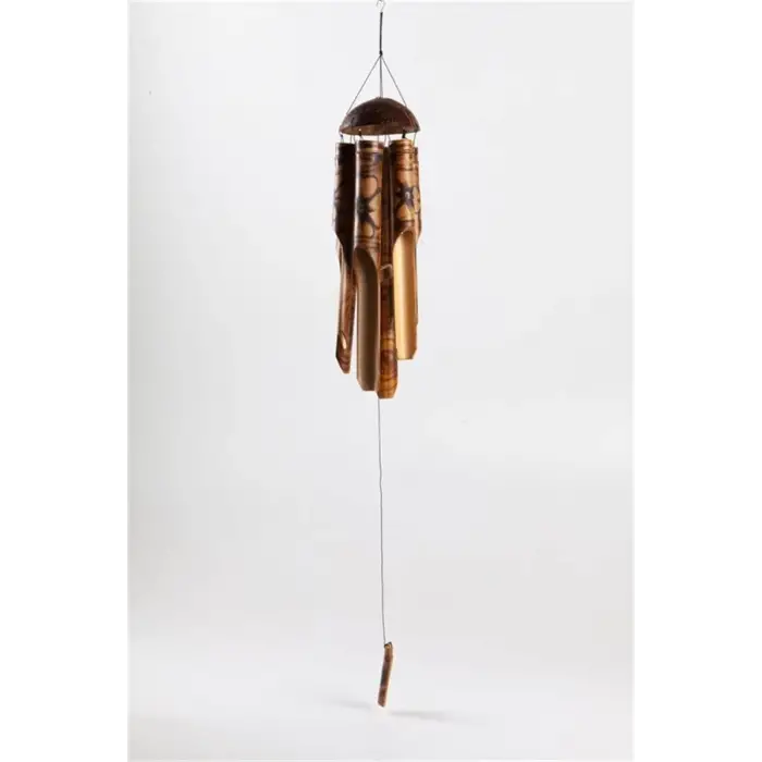 Feng Shui Coconat Bambu Rüzgar Çanı Küçük Boy