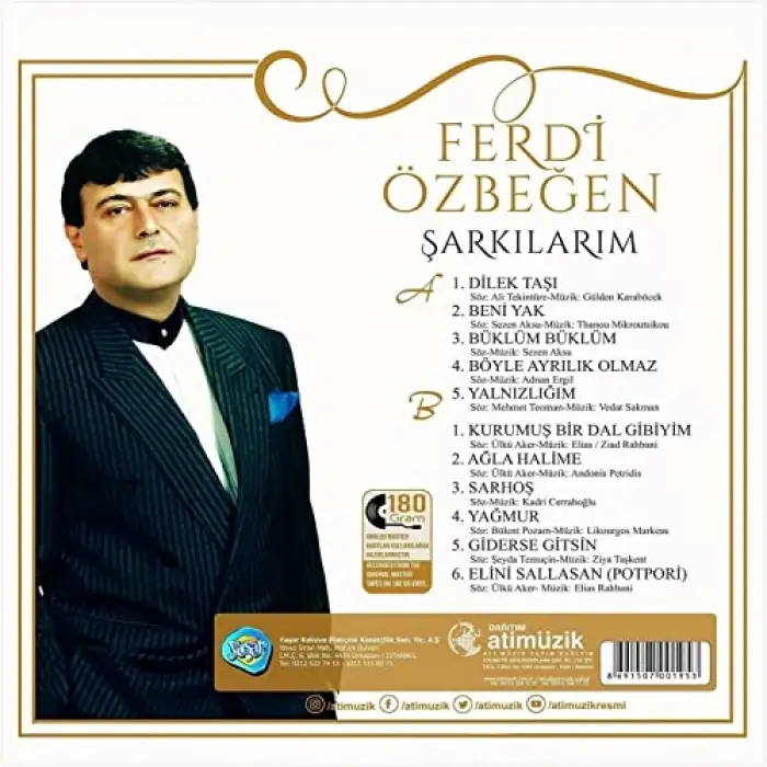 Ferdi Özbeğen Şarkılarım Plak