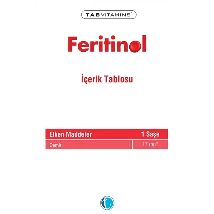 Feritinol Takviyesi, 30 Saşe