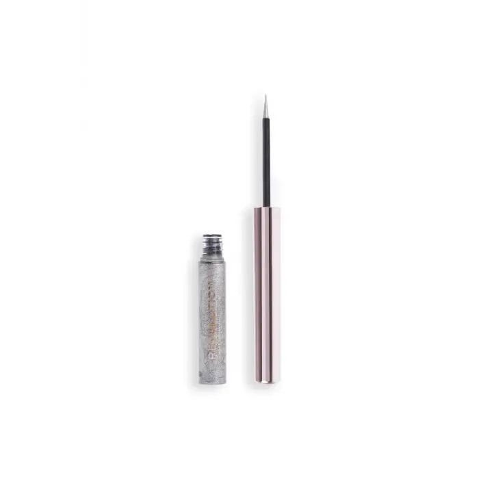 Festive Allure Chromatic likit eyeliner, Silver Flash