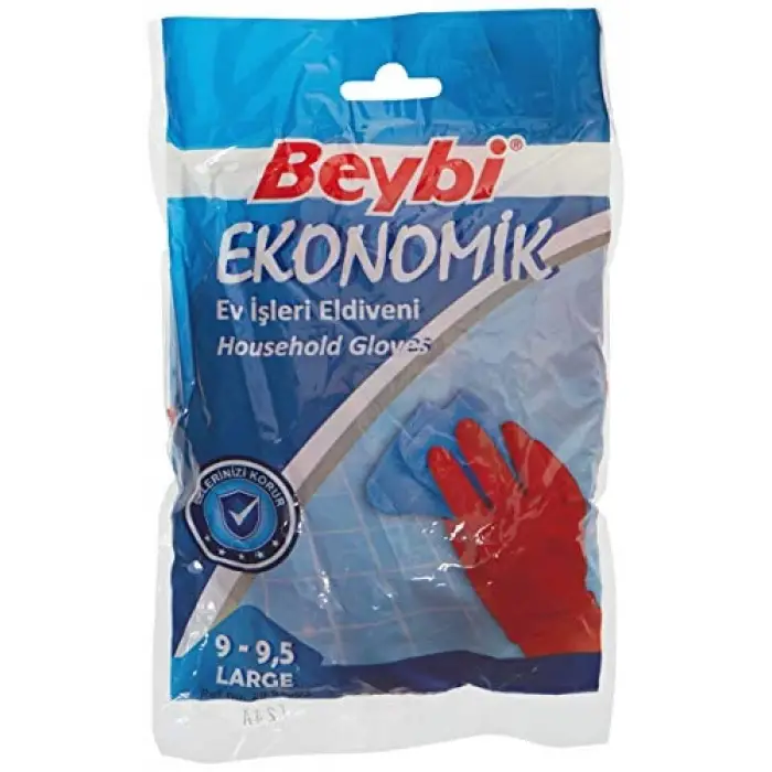 Feyzayapı GJLRTW68_c08937 Çift Ekonomik Temizlik Eldiveni, 9/9.5