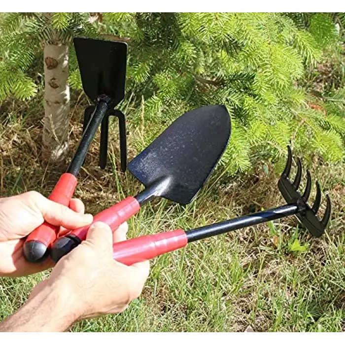 FEYZAYAPI Rodex Bahçe Seti Kürek Çapa Tırmık (3Lü Set)
