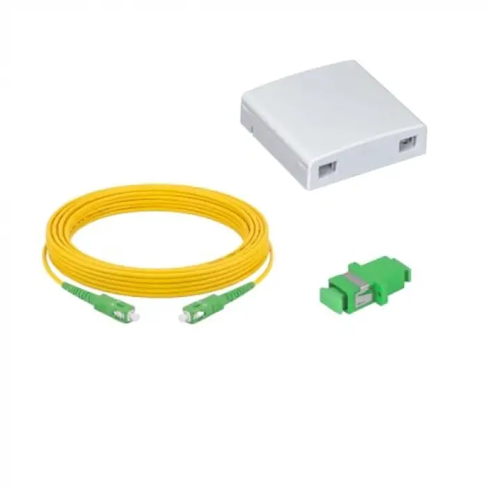 Fiber Modem Taşıma Seti – Priz Kutulu