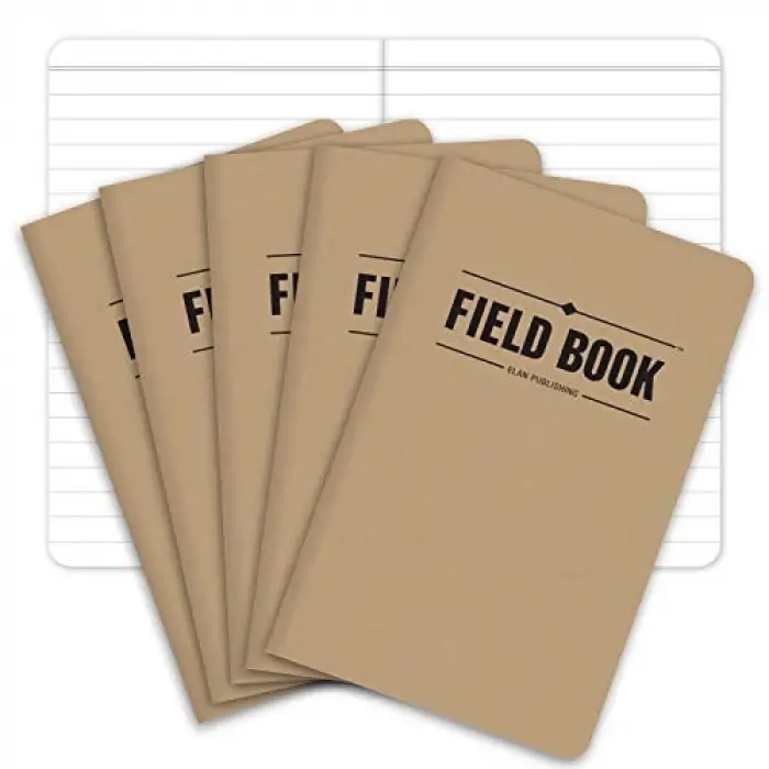 Field notebook – 8,9 x 14 cm – graph Memo kitap, 5 adet Elan-FN-003A
