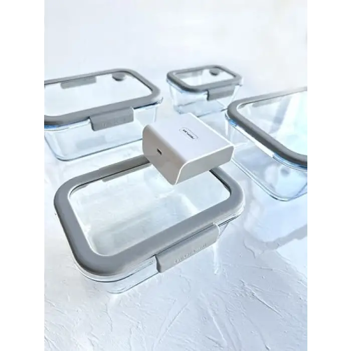 Fika Glace 5li Cam Saklama Kabı