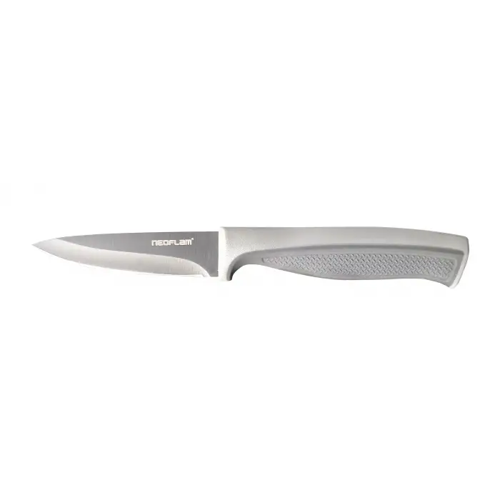 Fika Microban Soyma Bıçağı 8Cm, Gri D-NEOGPK008