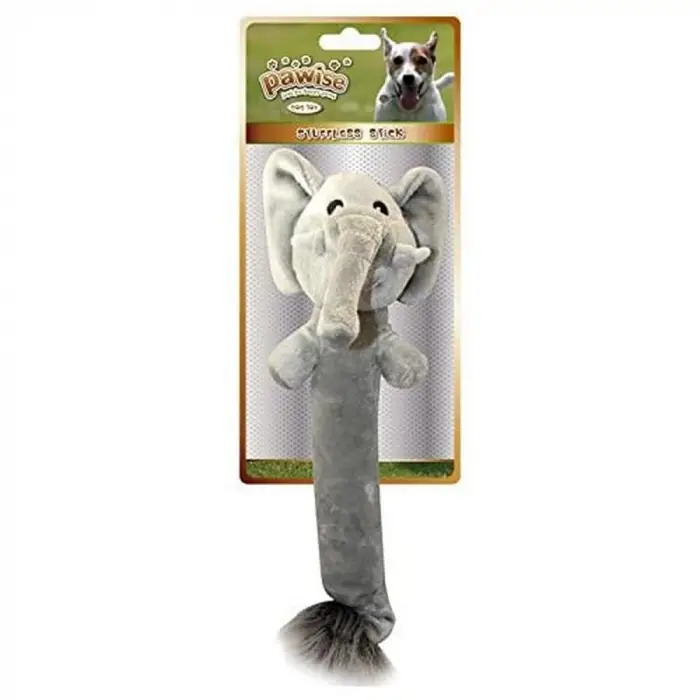 Fil biçimli stick peluş köpek oyuncağı