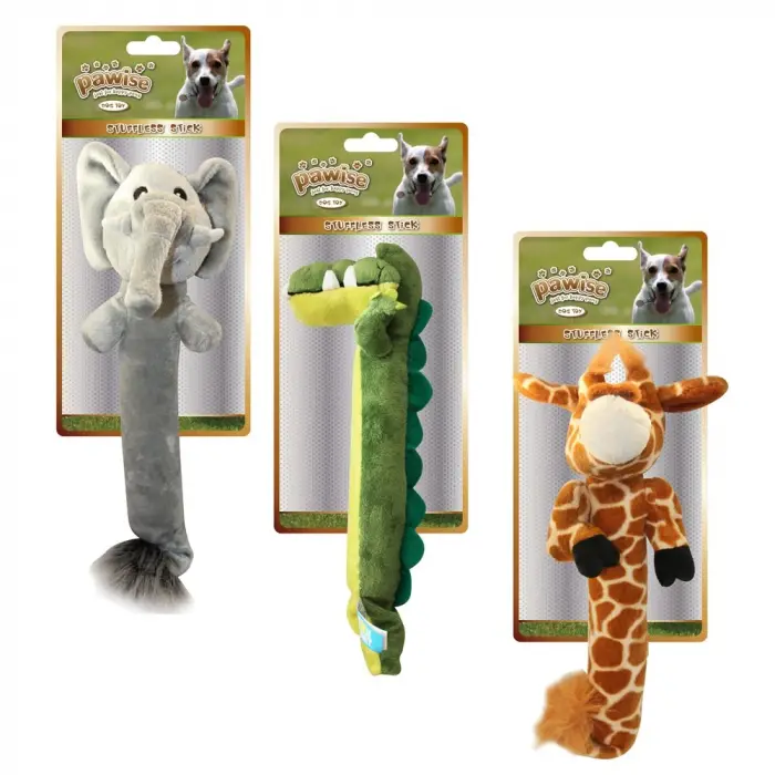 Fil biçimli stick peluş köpek oyuncağı