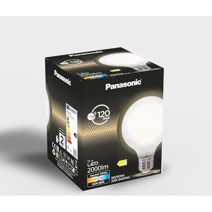 Filament Ampul E27 13W 2000LM 4000K Milky