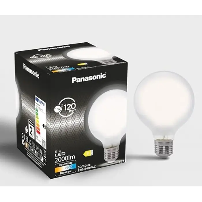 Filament Ampul E27 13W 2000LM 6500K Milky