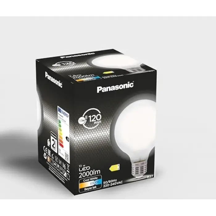Filament Ampul E27 13W 2000LM 6500K Milky