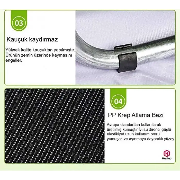 Fileli Trambolin 140 Cm, Türkiyede Tek Katlanabilir Trambolin
