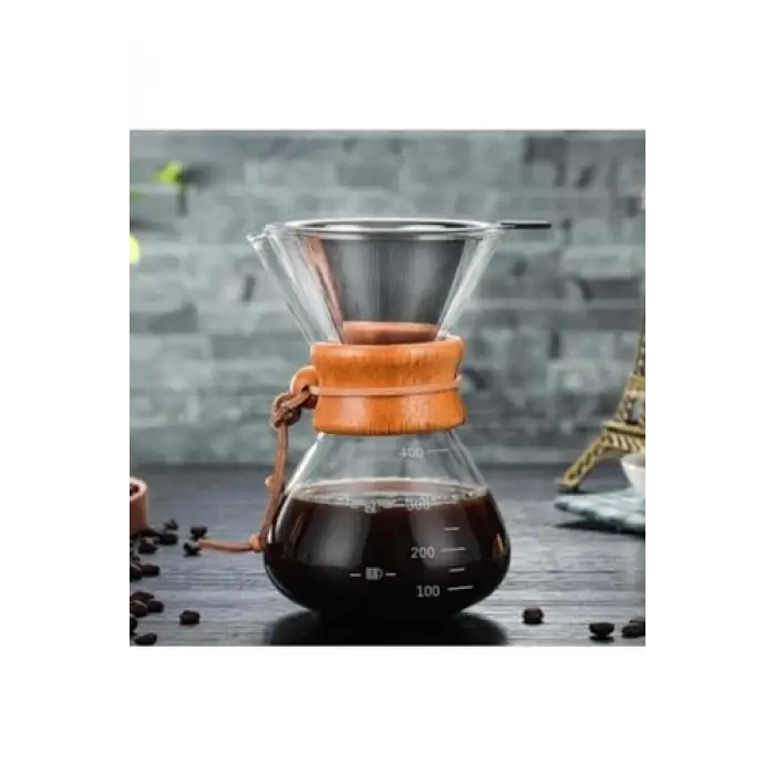 Filtre Kahve Cam Set 400 ml