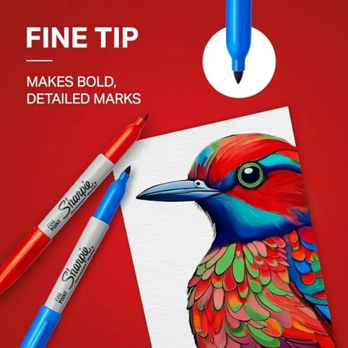 Fine Permanent Markör 4lü Paket, Pastel Renkler