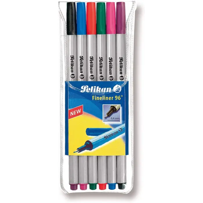 Fineliner 6lı Karışık Renk Kutu